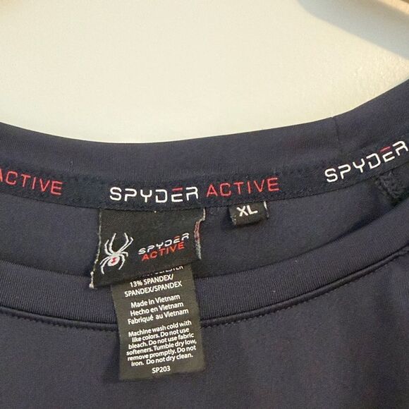 Spyder Women's Navy Short Sleeve Tee - Picture 2 of 3